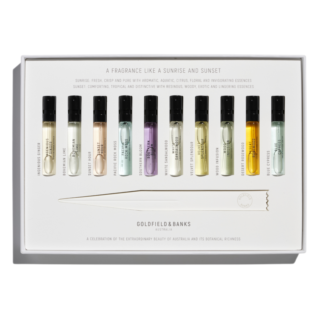 Goldfield & Banks The Native Collection Discovery Sample Set - 10 x 2ml