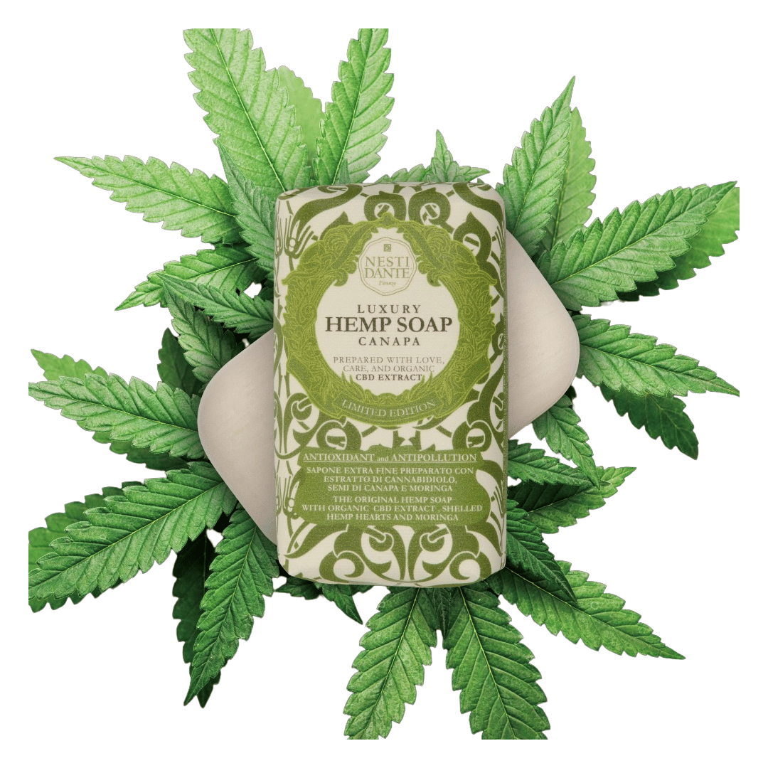 Nesti Dante Luxury Gold, Hemp and Black Soap 3 x 250g Gift Set