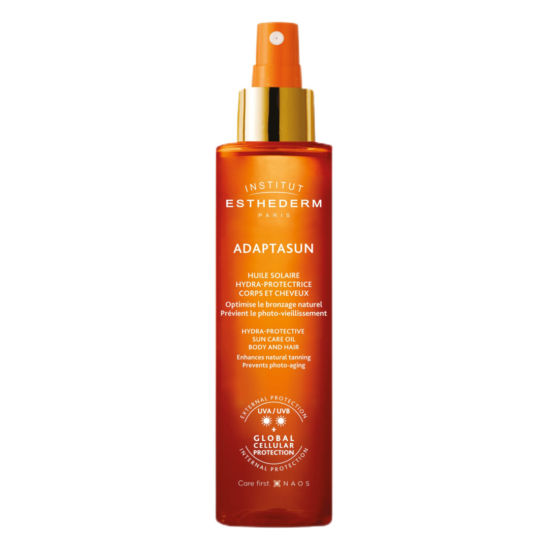 Institut Esthederm Adaptasun Hydra-Protective Sun Care Oil Body and Hair - Moderate Sun - 150ml