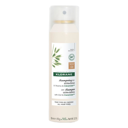 Klorane Dry Shampoo Ultra Gentle with Oat and CeramideLike for Dark Hair