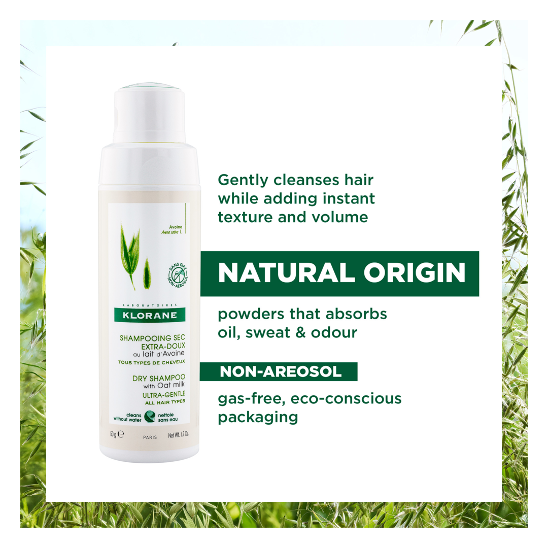 Klorane Eco-friendly Dry Shampoo with Oat Milk