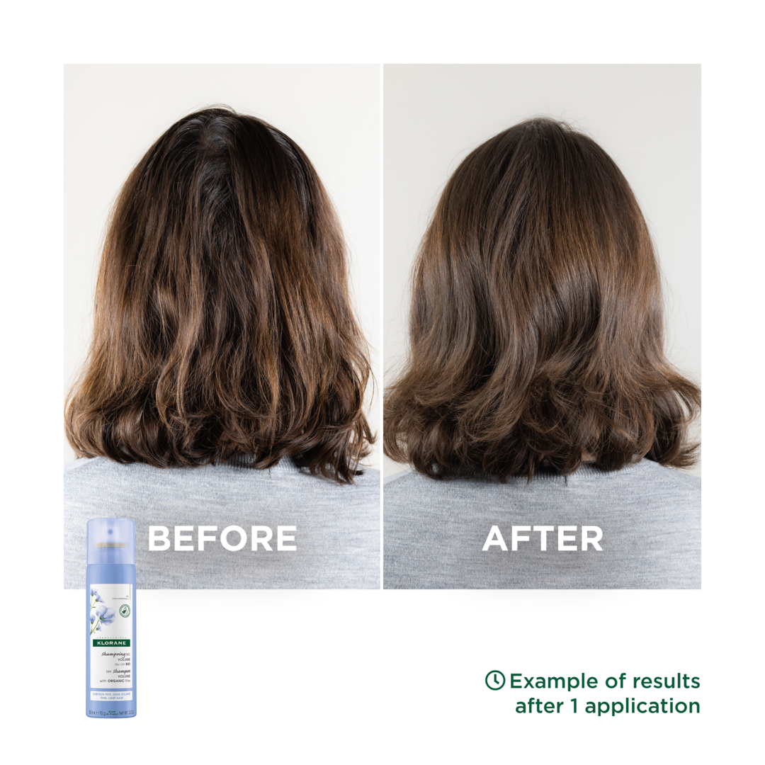 Klorane Flax Volume Dry Shampoo For Fine, Limp Hair