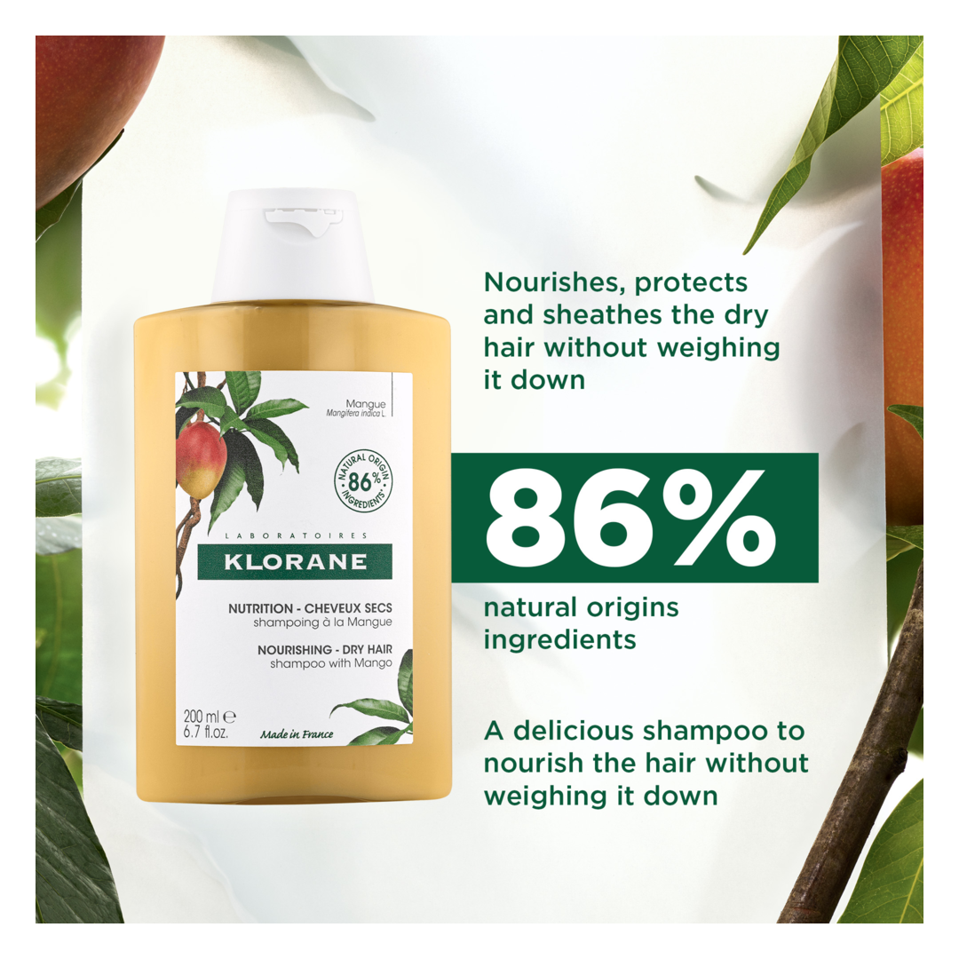 Klorane Mango Nourishing Shampoo for Dry Hair