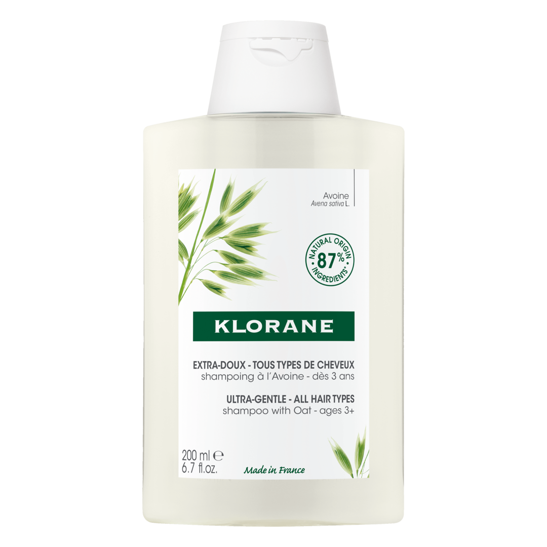 Klorane Oat Ultra-Gentle Shampoo for All Hair Types - 200ml