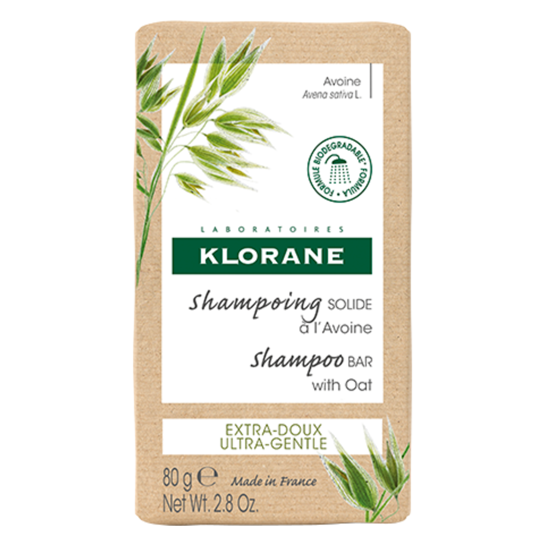 Klorane Oat Shampoo Bar for All Hair Types - 80g