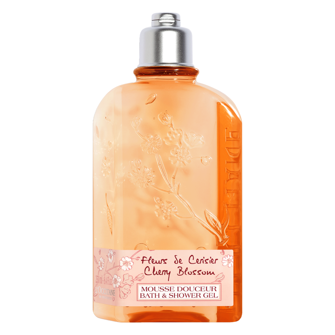 L'Occitane Cherry Blossom Bath & Shower Gel - 250ml