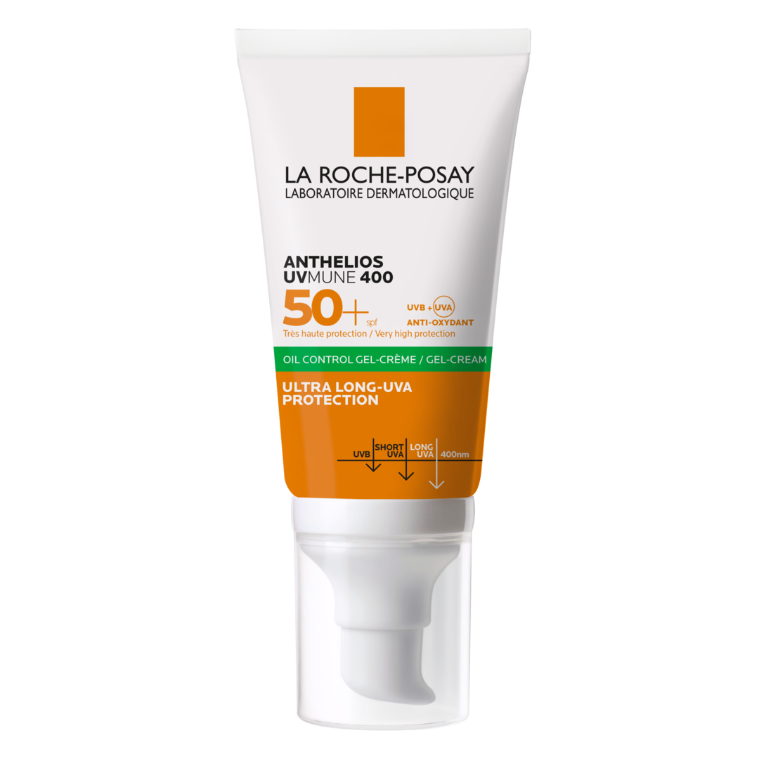واقي شمس لاروش بوزيه أنثيليوس UVMune 400 جل كريم للتحكم بالزيوت SPF50+ سعة 50 مل — Q-BB038-OIL-CONTROL-GEL