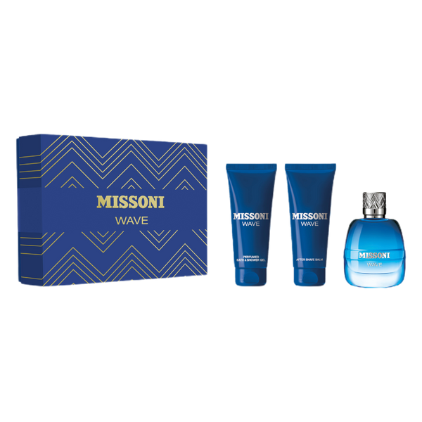 Missoni Wave Pour Homme Eau de Toilette Spray 100ml Gift Set
