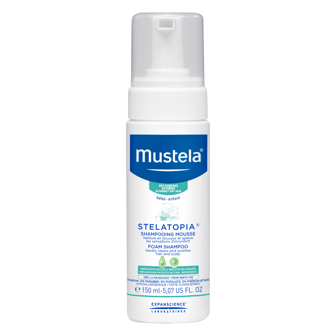 Mustela Stelatopia Foam Shampoo for Atopic-Prone Skin - 150ml