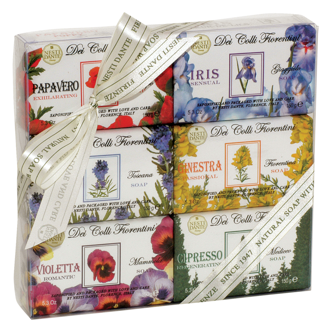 Nesti Dante Dei Colli Fiorentini Soap 6 x 150g Gift Set - 6 x 150g