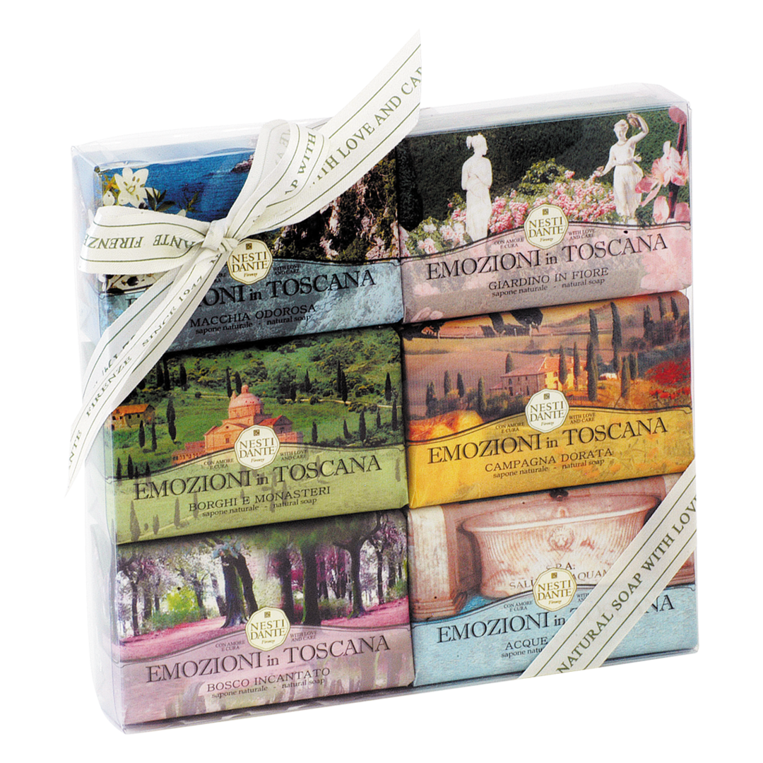 Nesti Dante Emozioni in Toscana Soap 6 x 150g Gift Set - 6x150g