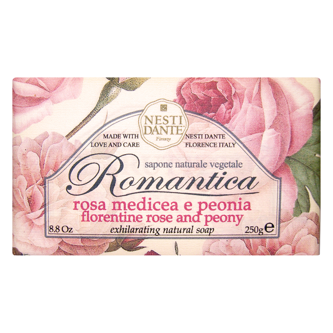 Nesti Dante Romantica Florentine Rose and Peony Soap - 250g