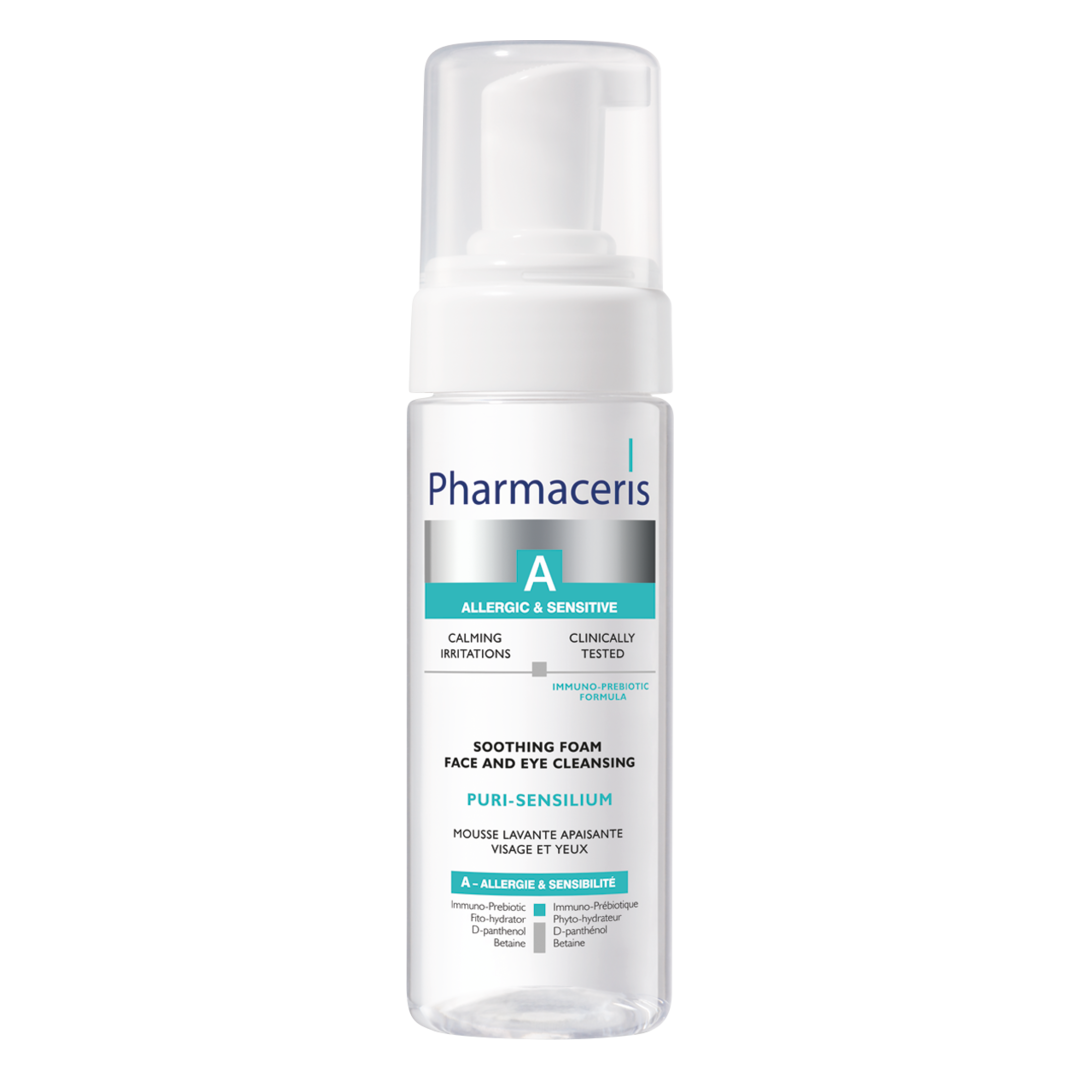 Pharmaceris A Puri-Sensilium Soothing Face & Eye Cleansing Foam Cleanser - 150ml