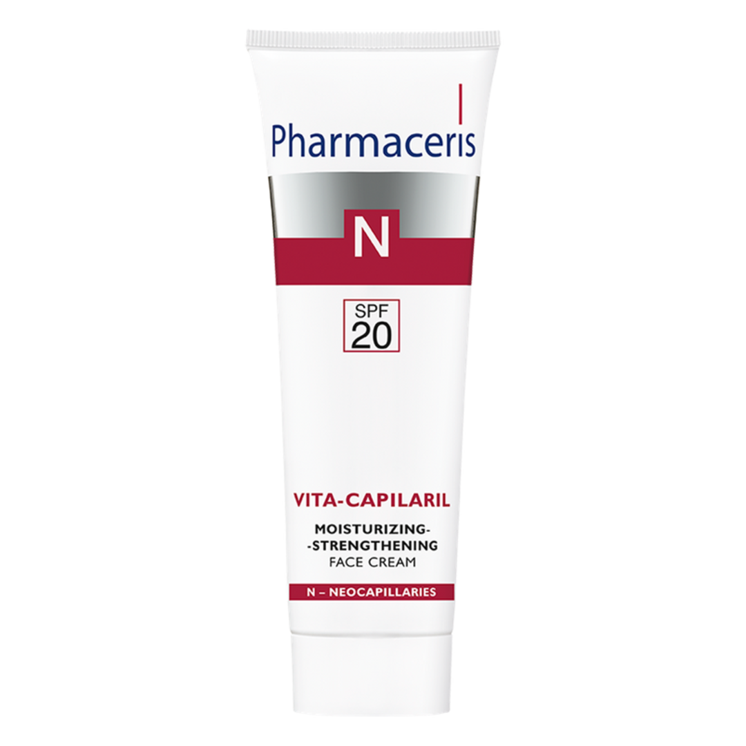 Pharmaceris N Vita-Capilaril Moisturising & Strengthening Face Cream SPF20 - 50ml