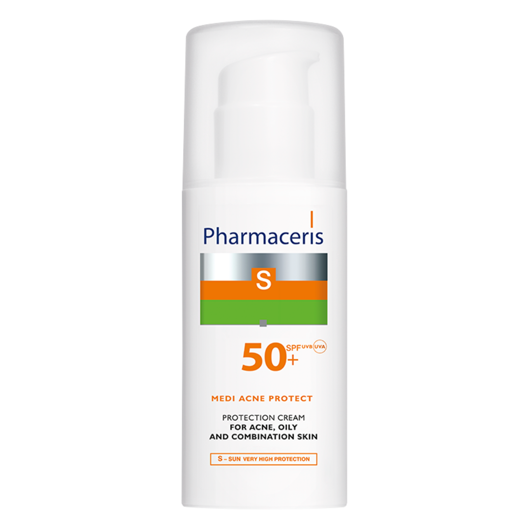 Pharmaceris S Medi Acne Protect Protection Cream SPF50+ - 50ml