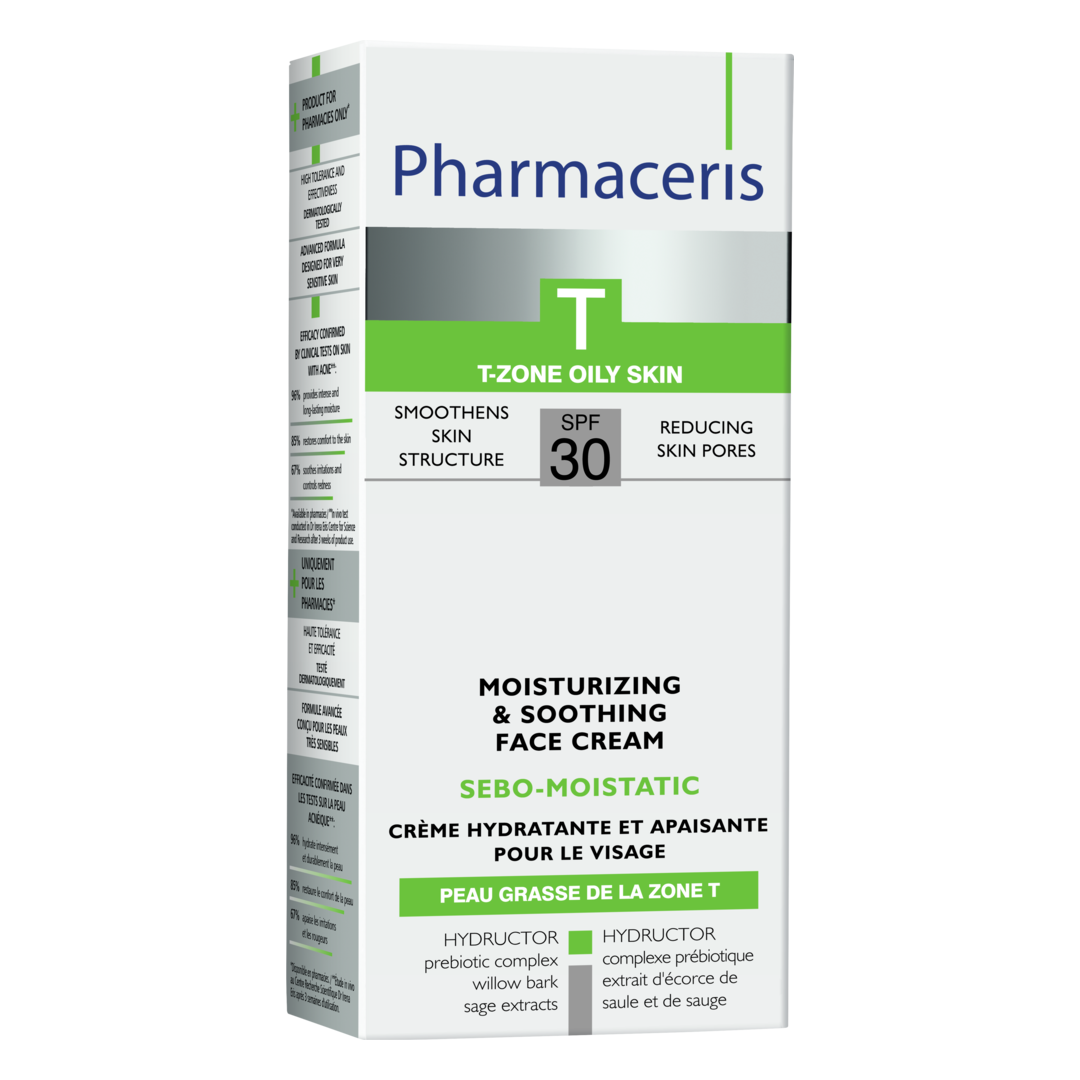 Pharmaceris T Sebo-Moistatic Moisturising & Soothing Face Cream SPF30