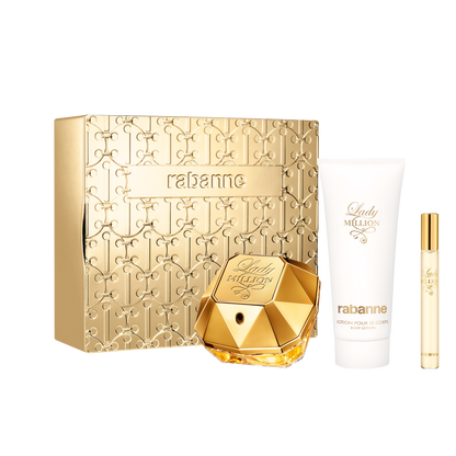 Rabanne Lady Million Eau de Parfum Spray 80ml Gift Set