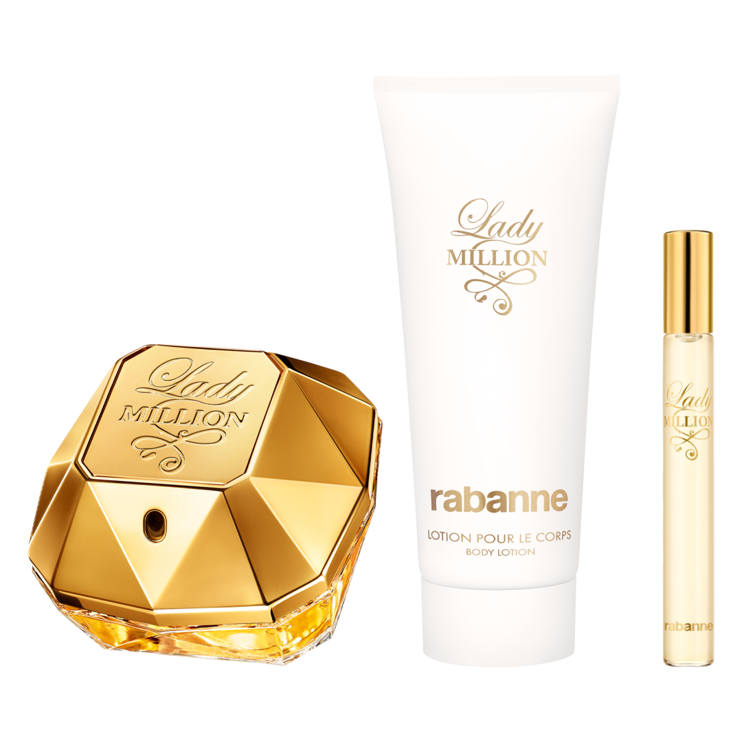 Rabanne Lady Million Eau de Parfum Spray 80ml Gift Set