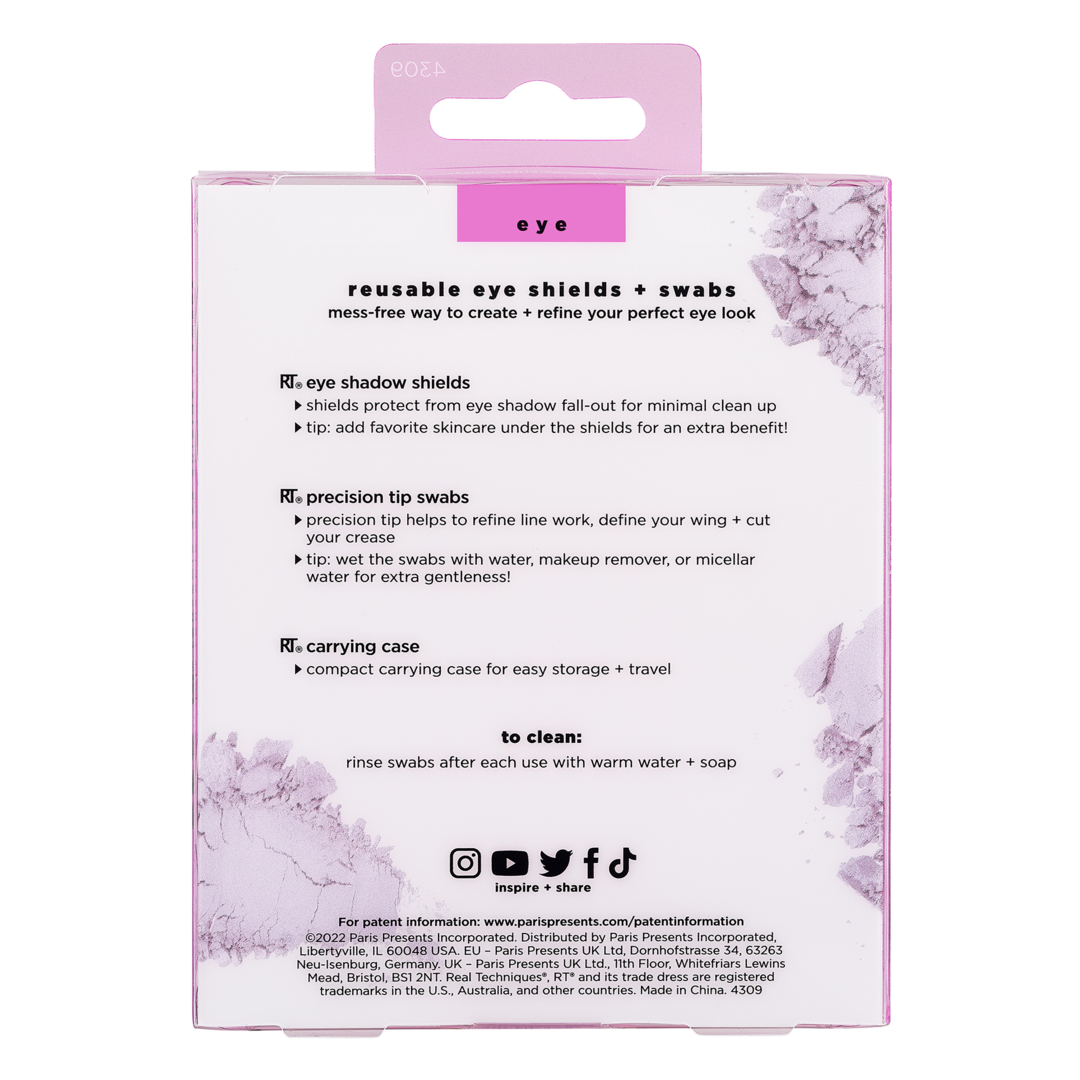 Real Techniques Reusable Eye Shields + Swabs