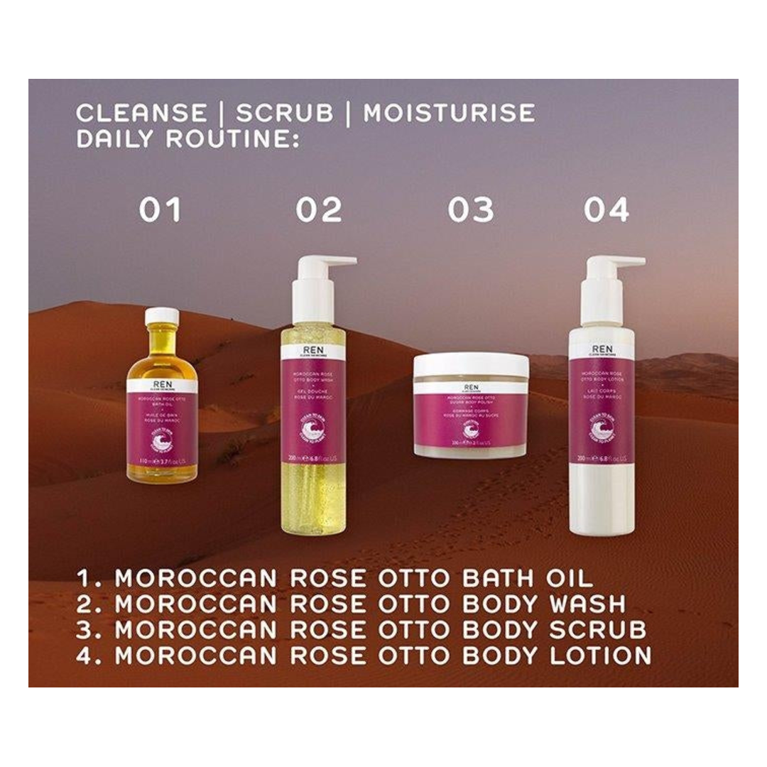 REN Moroccan Rose Otto Bath Oil