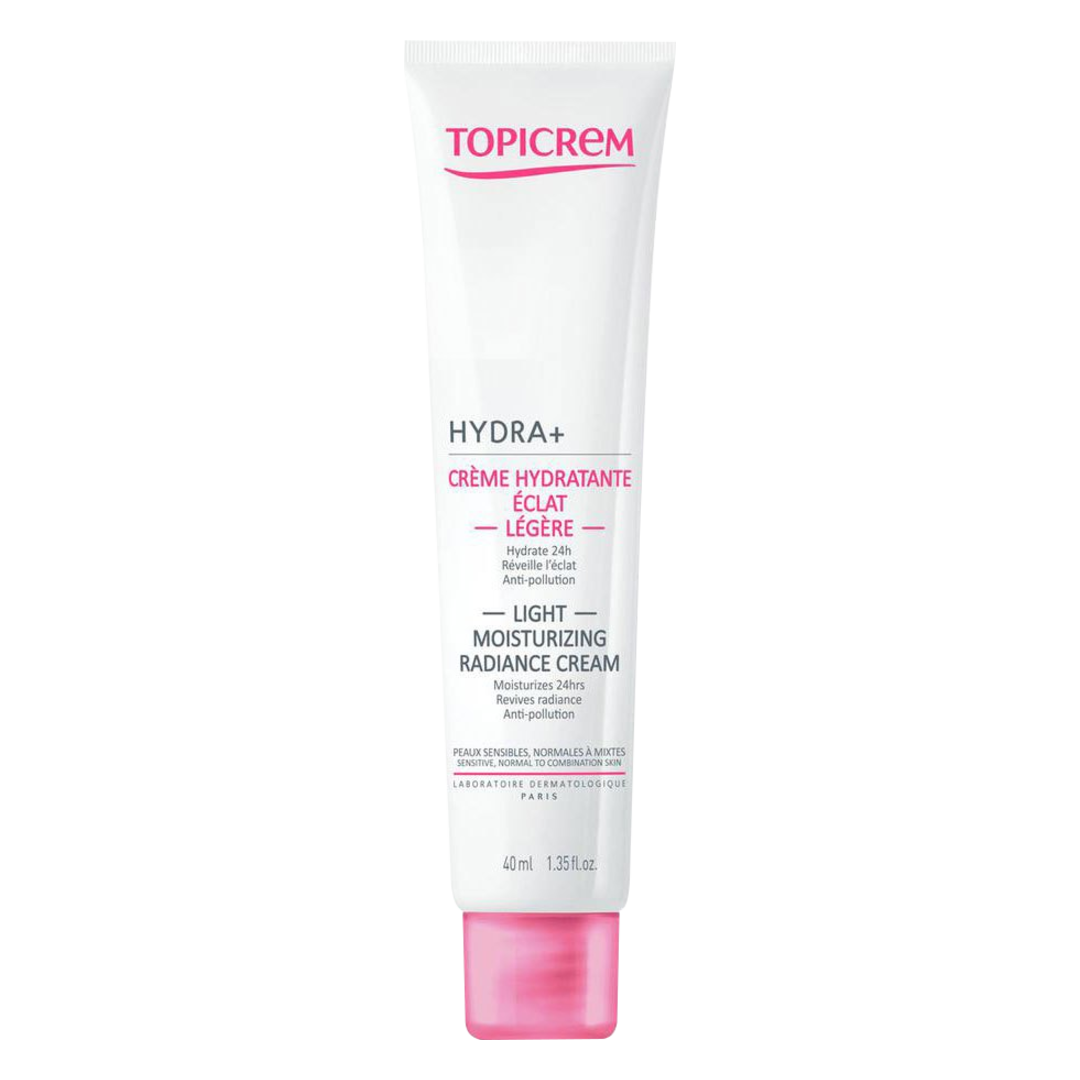 Topicrem Hydra+ Light Moisturising Radiance Cream - 40ml