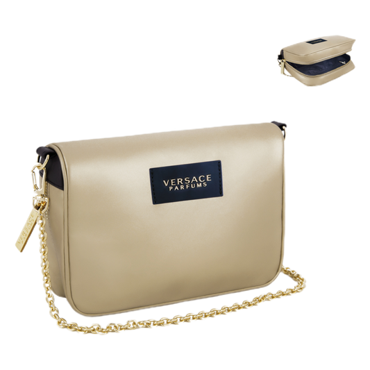 FREE GIFT - Versace Women's Shiny Gold Pouch