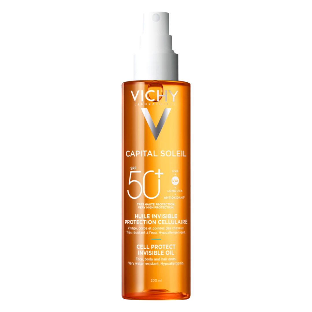 Vichy Capital Soleil Cell Protect Invisible Oil SPF50+ - 200ml