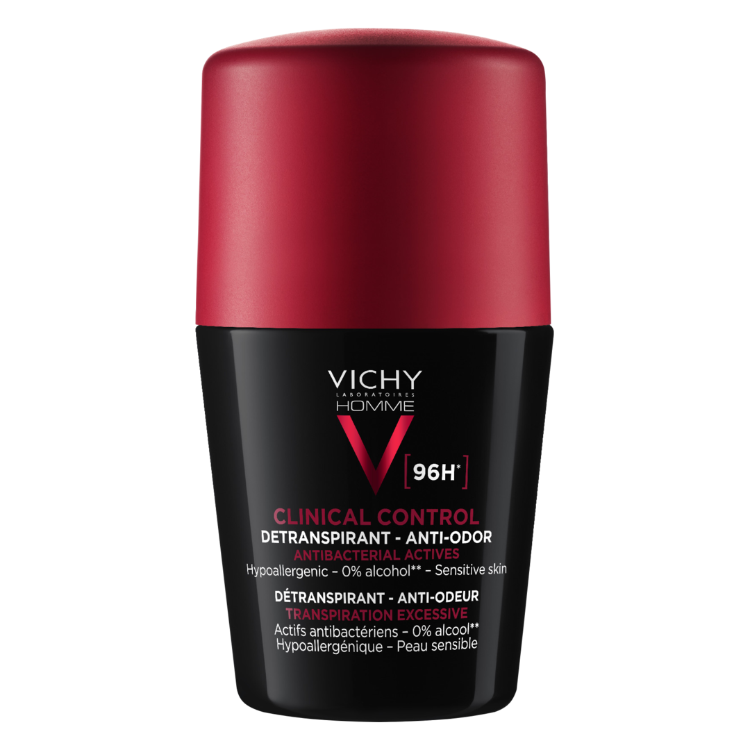 Vichy Homme 96hr Clinical Control Detranspirant Deodorant - 50ml