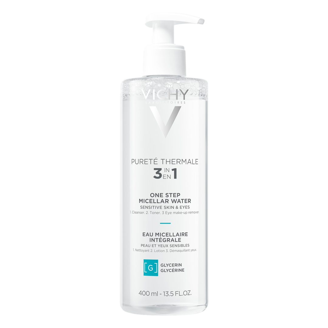 Vichy Purete Thermale One Step Micellar Water For Sensitive Skin & Eyes - 400ml