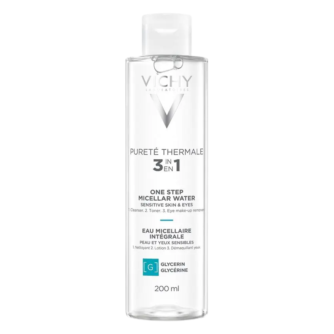 Vichy Purete Thermale One Step Micellar Water For Sensitive Skin & Eyes - 200ml