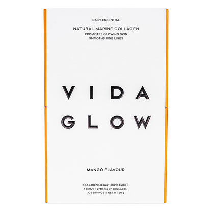 Vida Glow Natural Marine Collagen Sachets - Mango Flavour